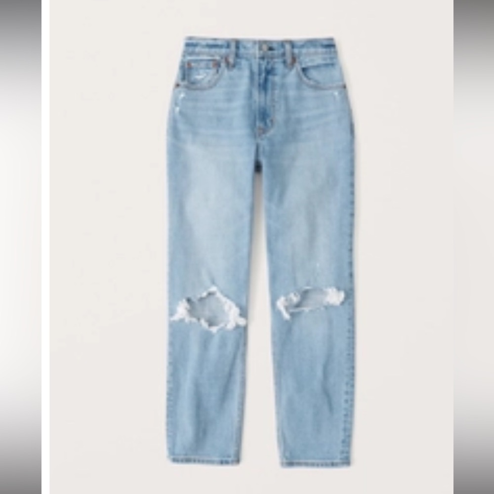 Abercrombie Curve Love High Rise Mom Jean